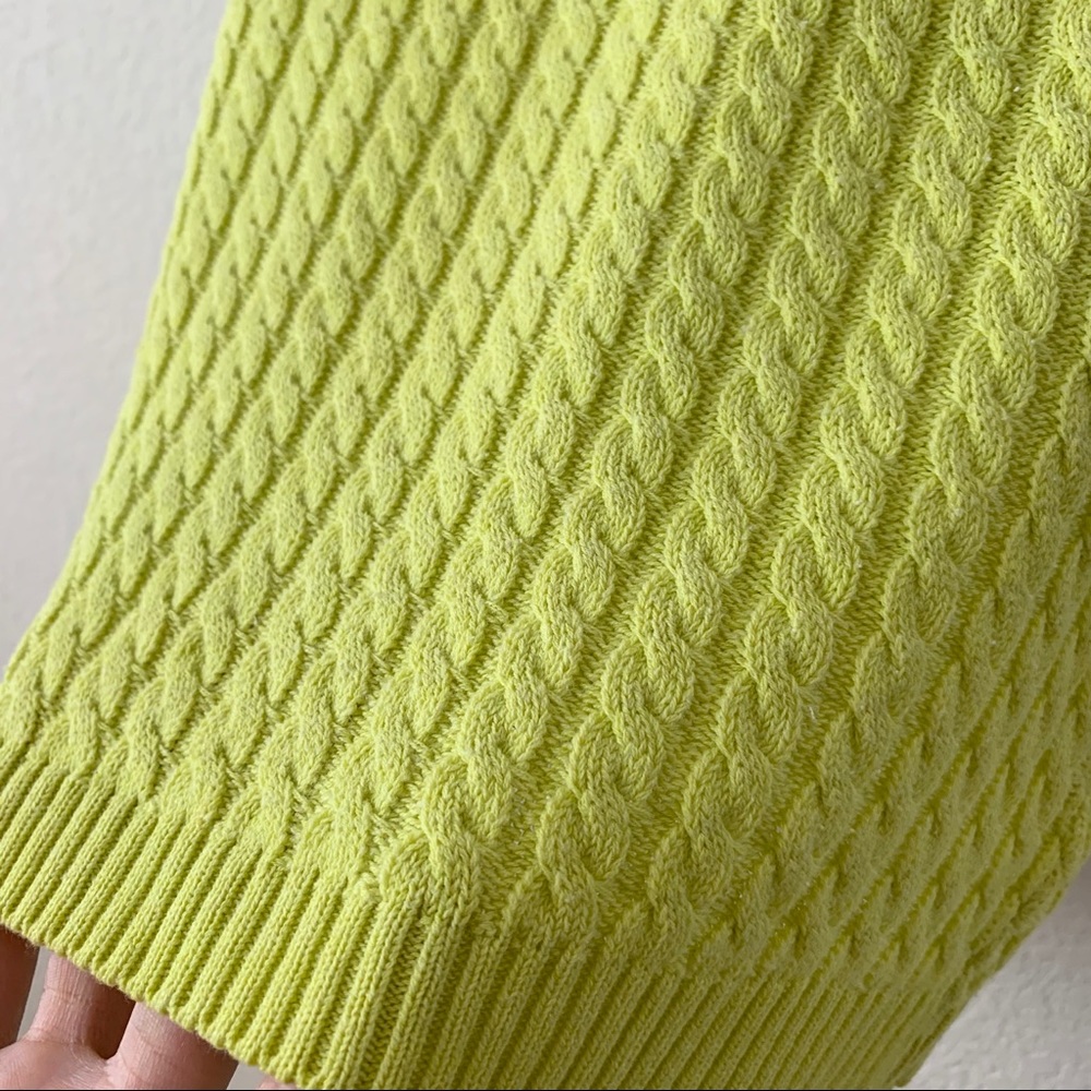 Bright cable knit top - Picture 4 of 14